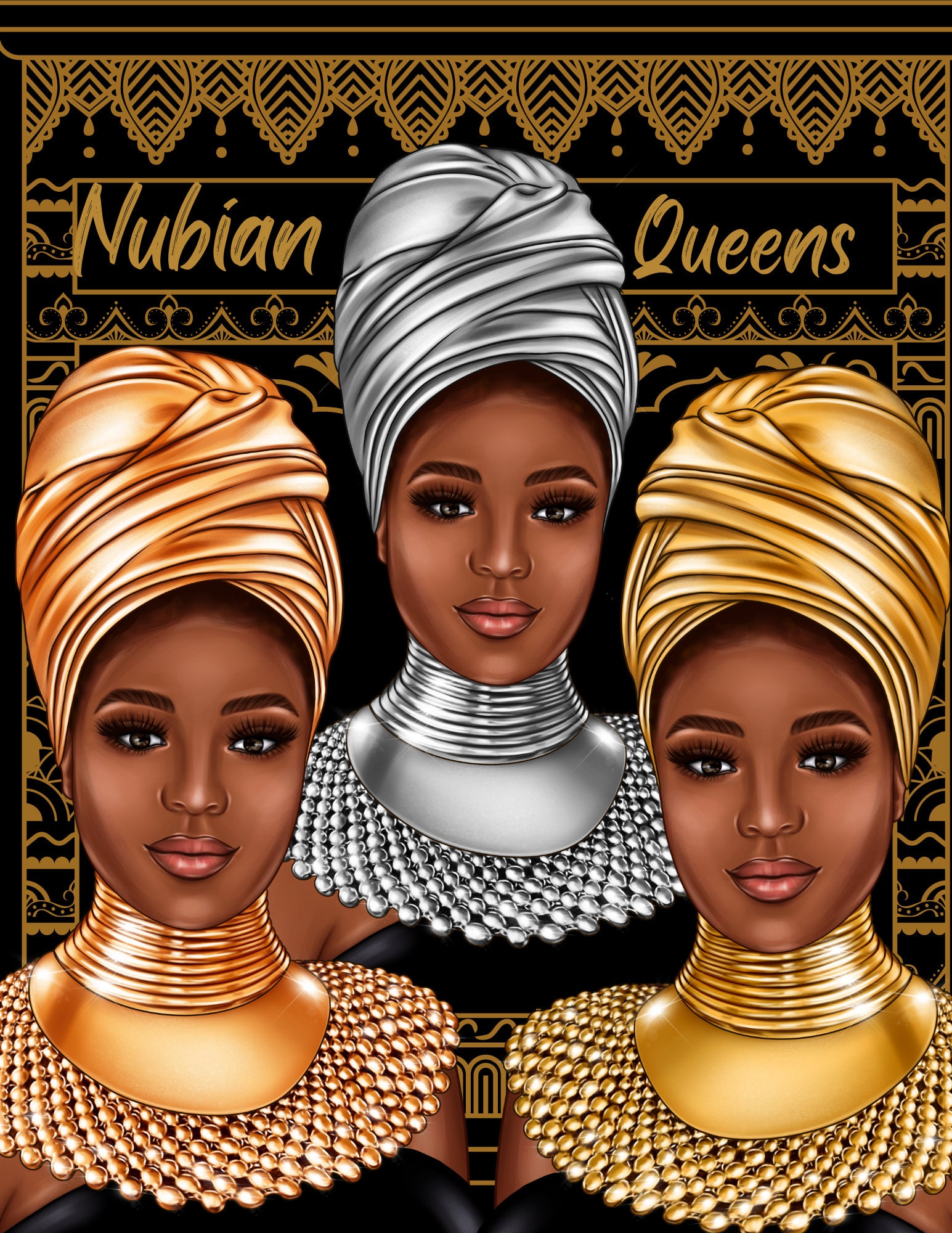 Nubian Queen, Black Queen, Royalty Runs Through My Veins, Proud Nubian