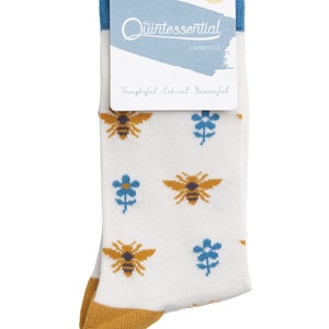 Calcetines de bambú para mujer - Abejas