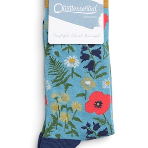 Ladies Bamboo Socks - Floral