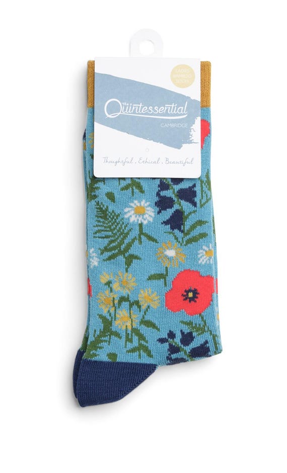 Damen Bambus Socken - Floral - Etsy.de