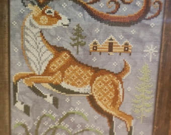 The Reindeer - Cottage Garden Samplings - A Year in the Woods 12/12