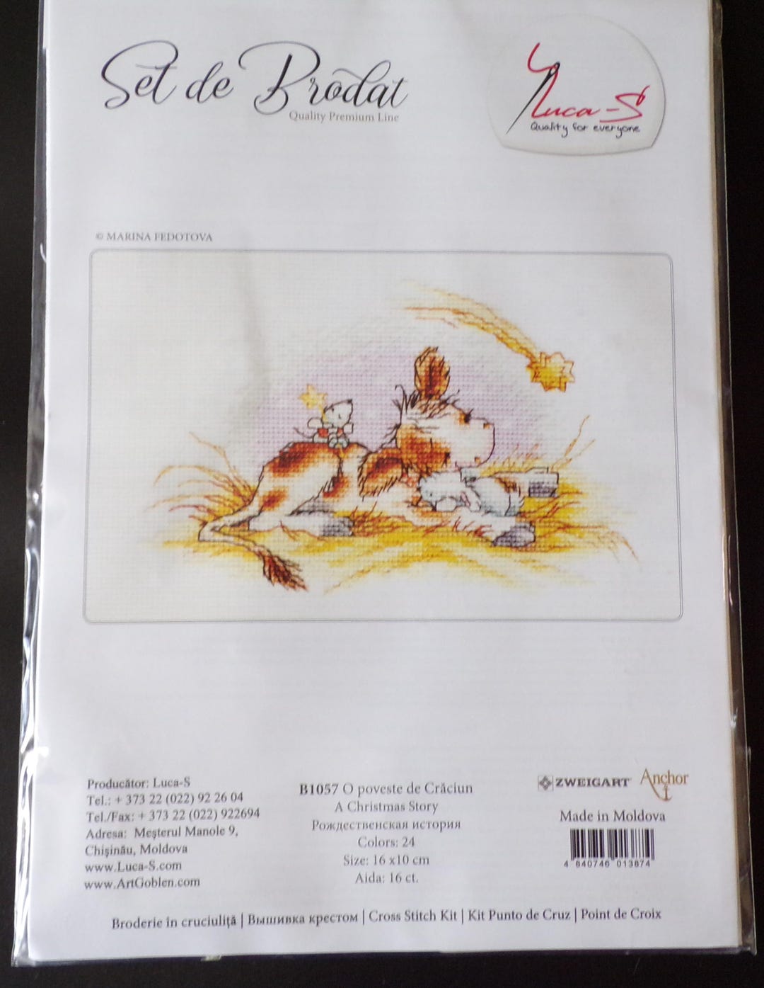 A Christmas Story Counted Cross Stitch Kit by Luca-s - Etsy