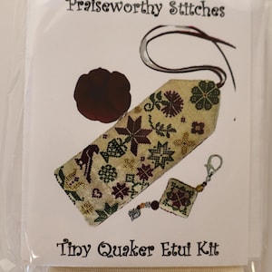 Tiny Quaker Etui Kit - Nashville Needlework By Praiseworthy Stitches