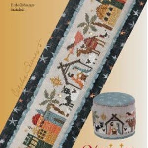 Nativity Tiny Town Cross Stitch Pattern W/ Embellishments by Heart In Hand Needleart