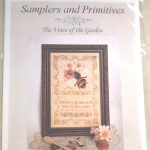 The Voice of the Garden Cross Stitch Pattern By Samplers and Primitives