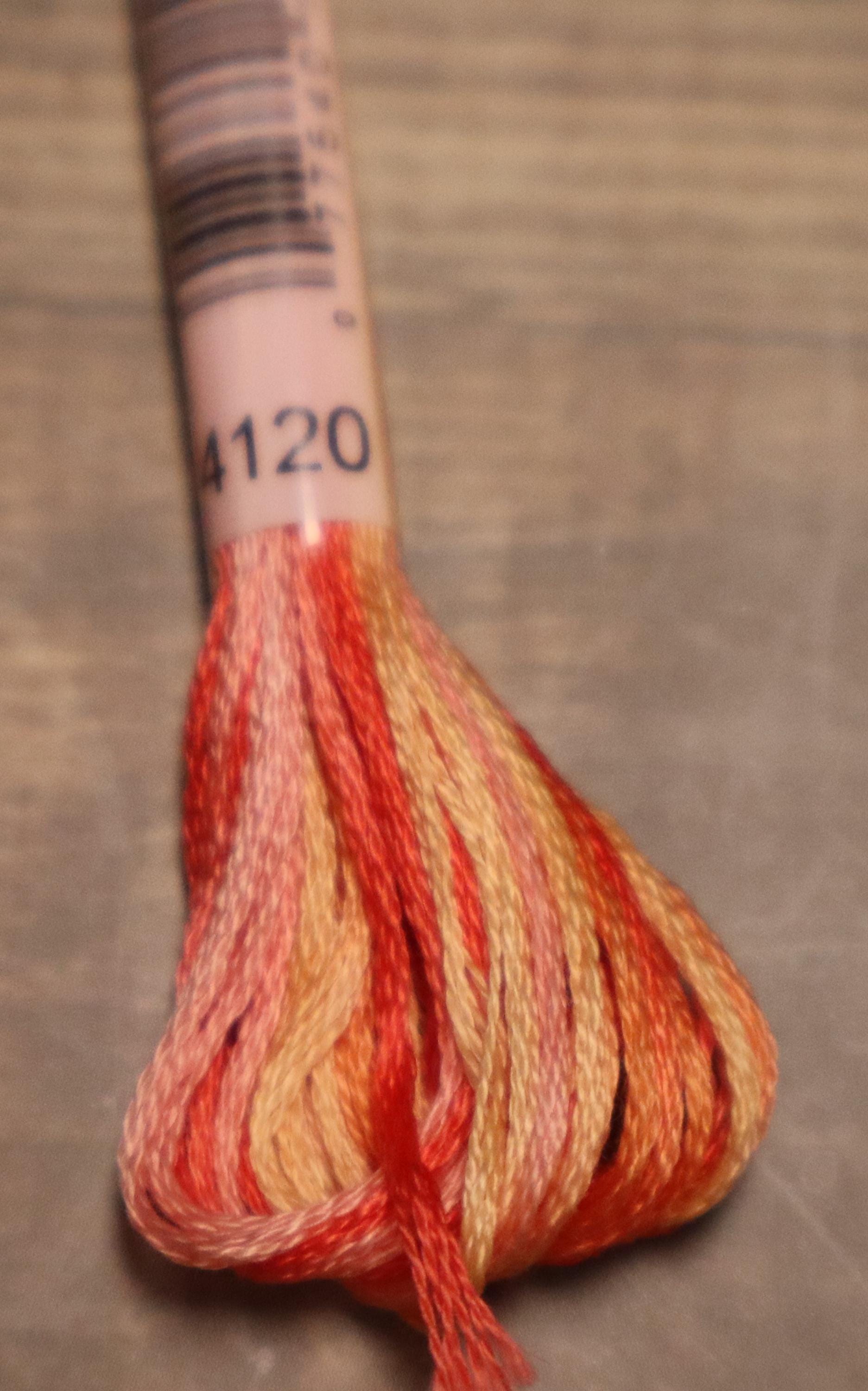 DMC 4120 Tropical Sunset Color Variations 8.7 Yard Skein - Etsy