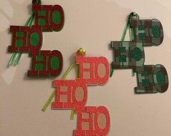 Santa Says, "HO HO HO"!  Gift Tags