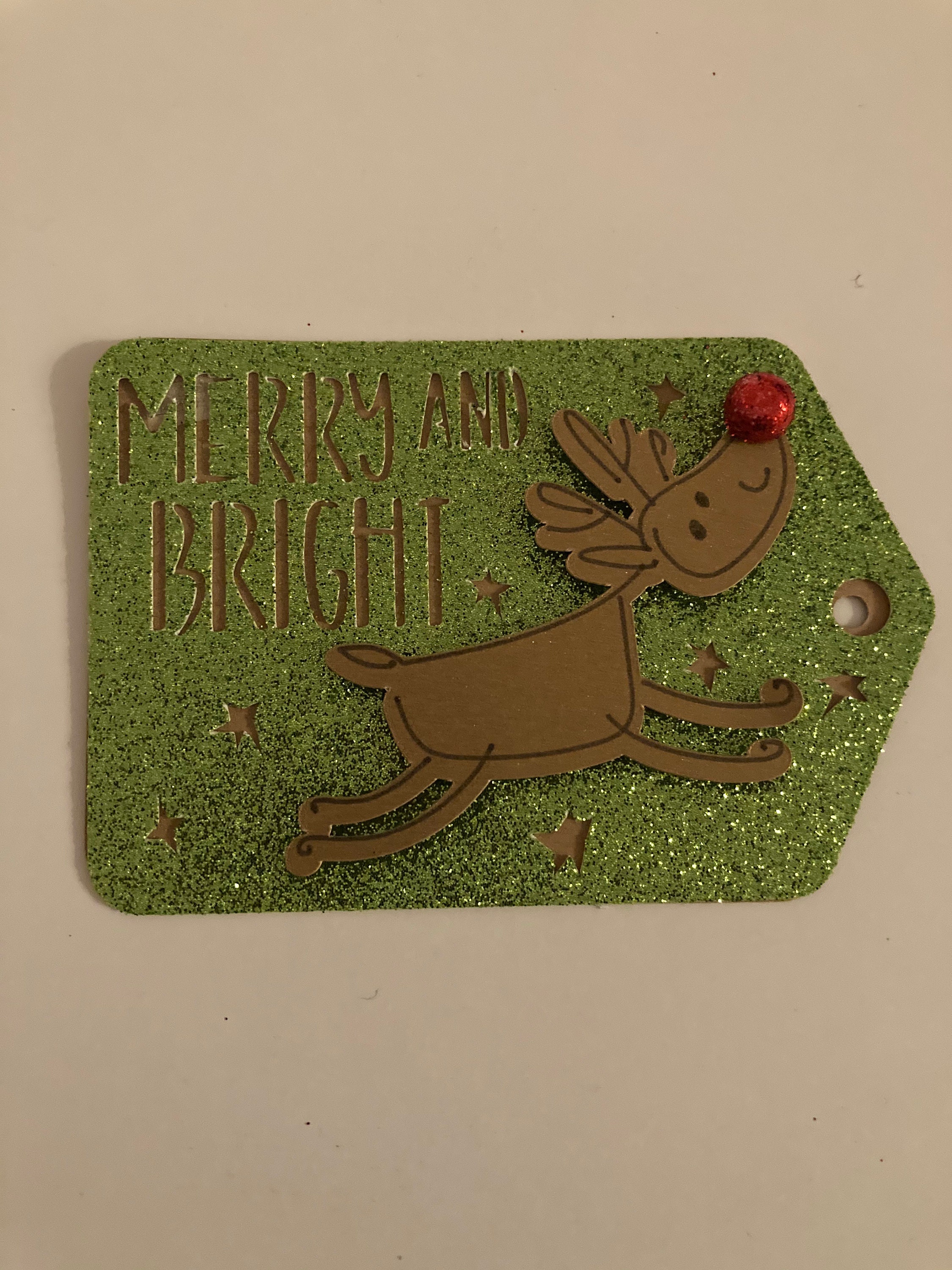 Rudolph the Red Nose Reindeer Gift Tags 4 Pack - Etsy