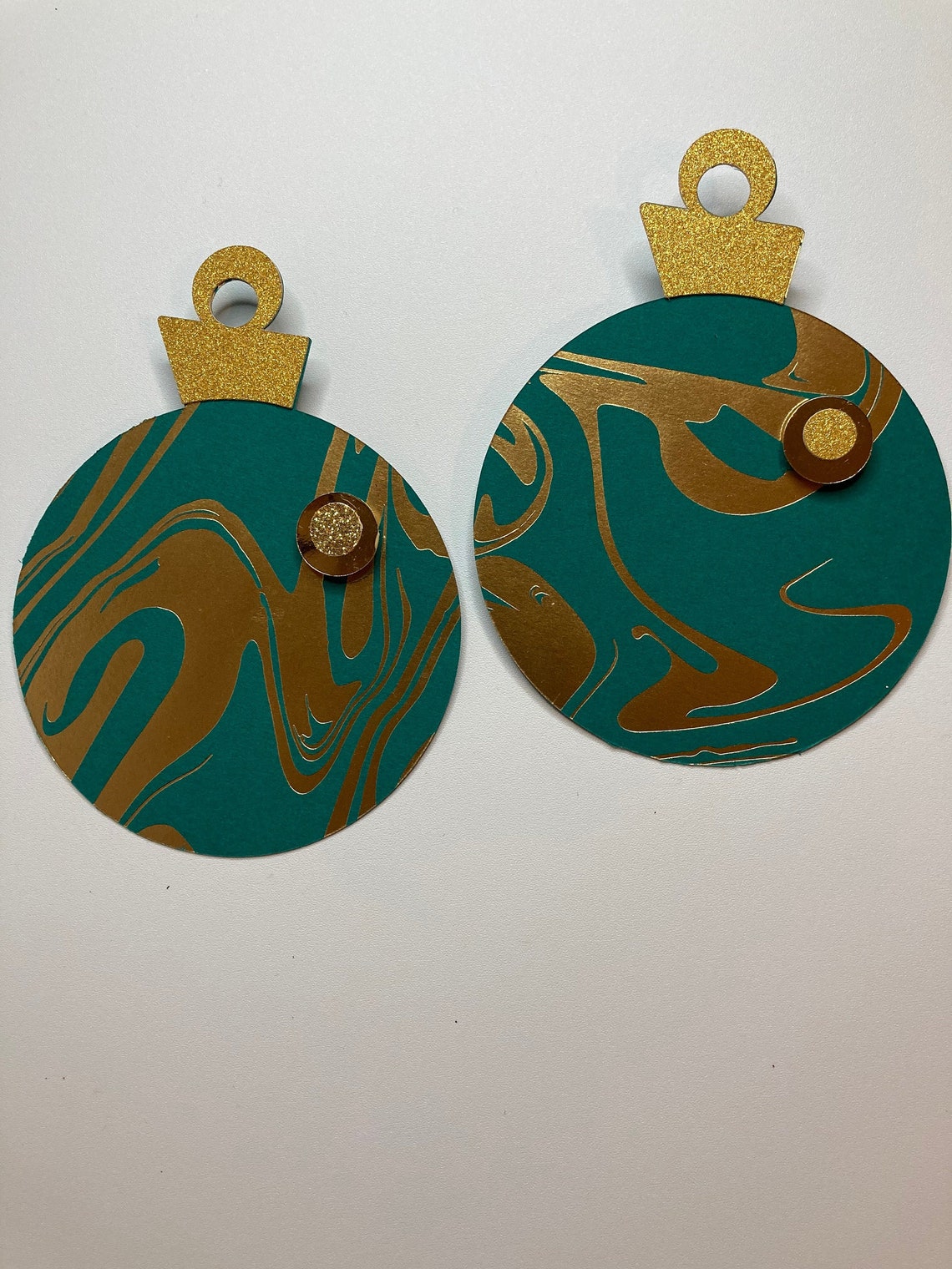 Christmas Ornament Gift Tag 2 pack | Etsy