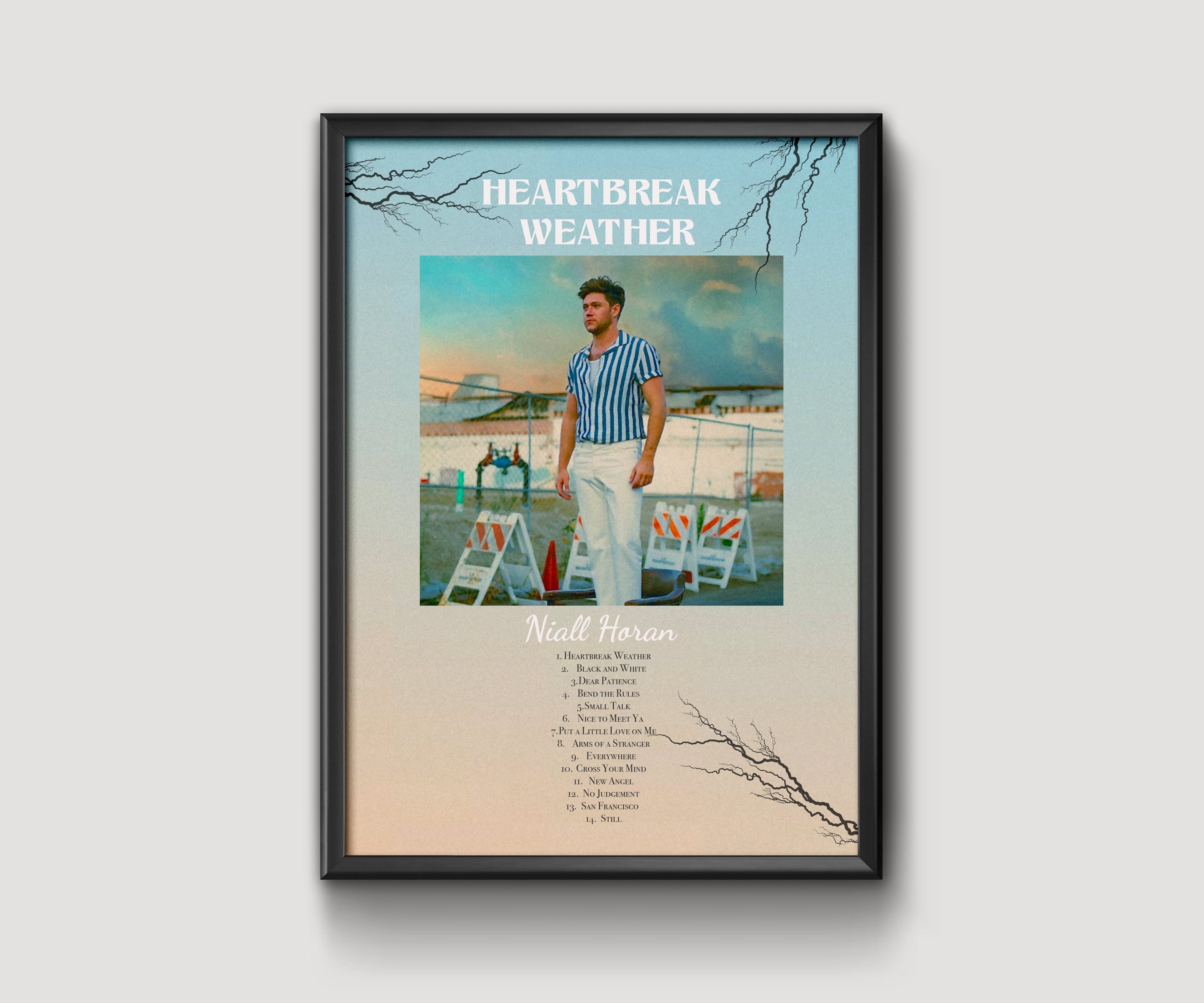 Niall Horan Dear Patience Lyrics Print Wall Decor 