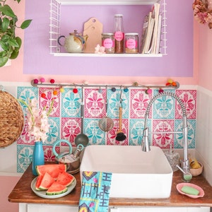 Tegelstickers, tegelstickers, Fleur Tegels