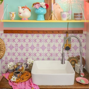 tile stickers, tile stickers, Litza Tiles