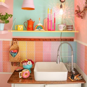 Tile stickers, tile stickers, Ray Stickers