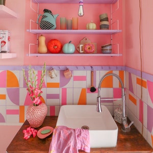 tile stickers, tile stickers, Bella Stickers