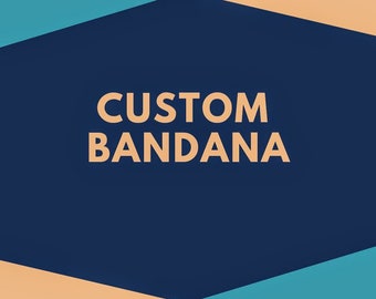 Custom Pet Bandana - over the collar, puppy, cat, dog, fabric, dog accessories, dachshund, holiday, gift, barkday, dog mom, birthday, love