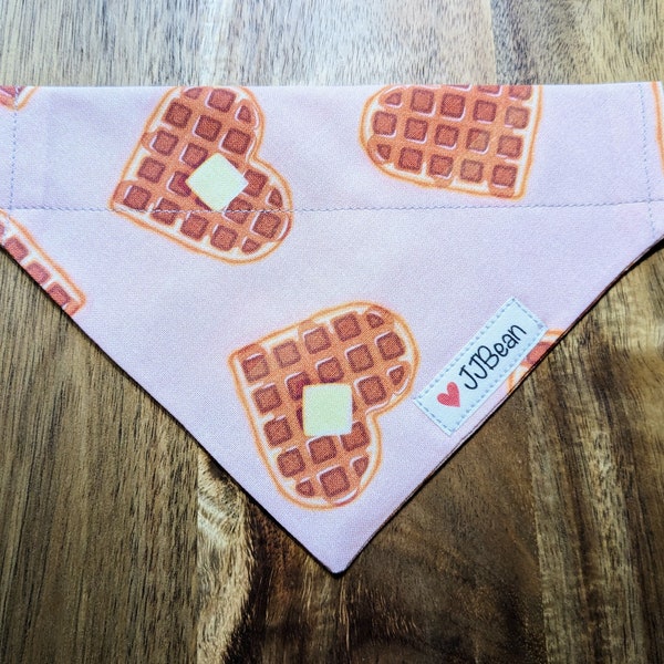 Pet Bandanas - Maple Brunch -Over the Collar- breakfast, syrup, maple syrup, foodie, waffles, sunrise, dessert, girl, mother's day, brunch