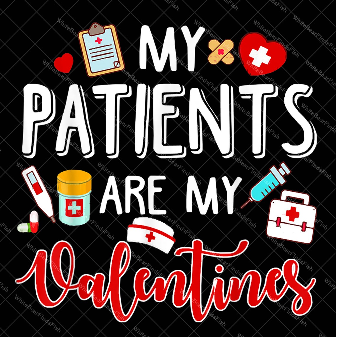 Bundle 57 Design Valentine Nurse Png/ Funny Nurse Valentine | Etsy