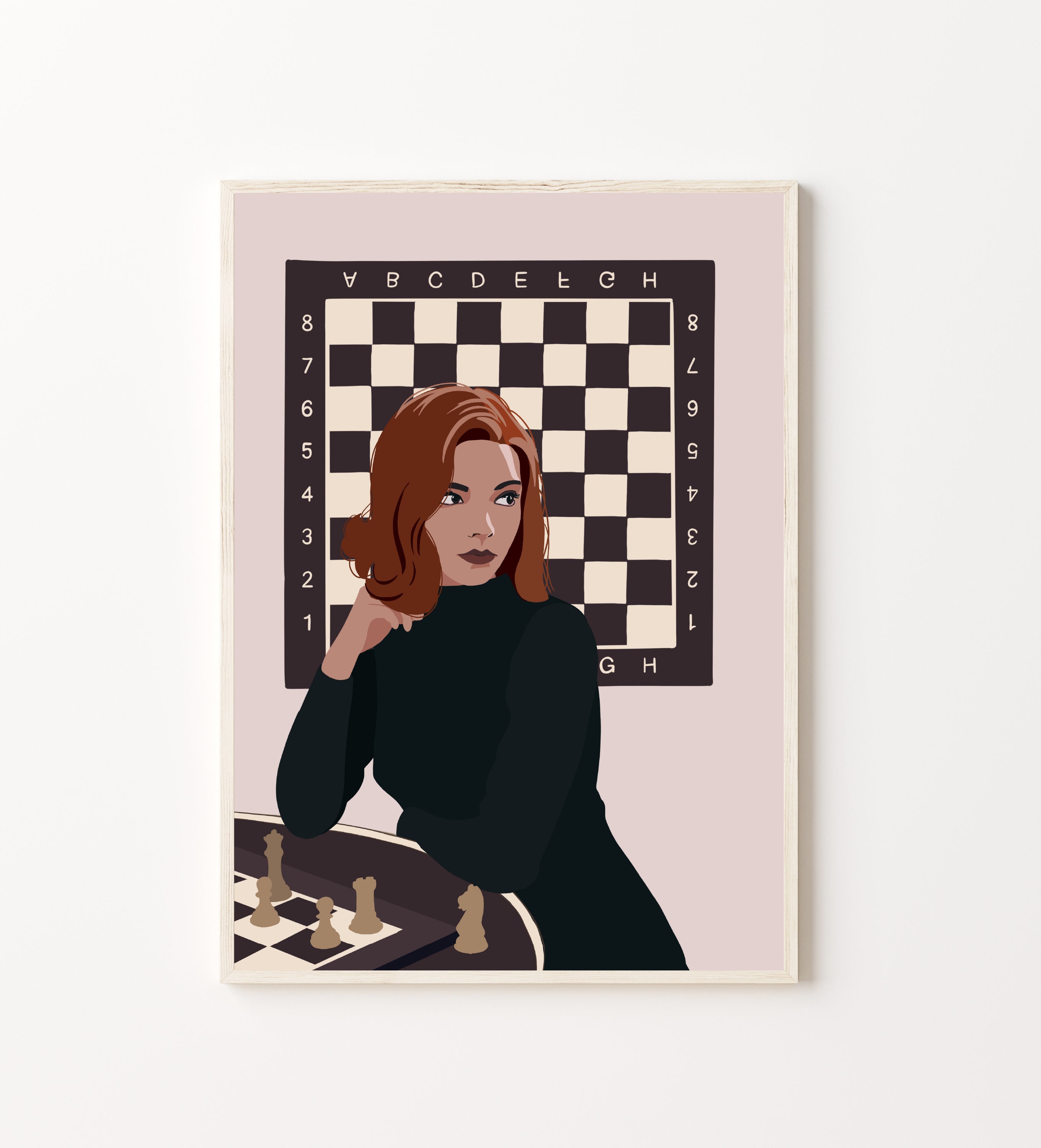 Queen's Gambit Fine Wall Art, Celebrity Art Online