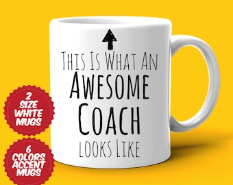 Coach Gift, Coach Mug, Awesome Coach, Best Coach Ever, Gift For Coach, Appreciation Gift, Coffee Cup
