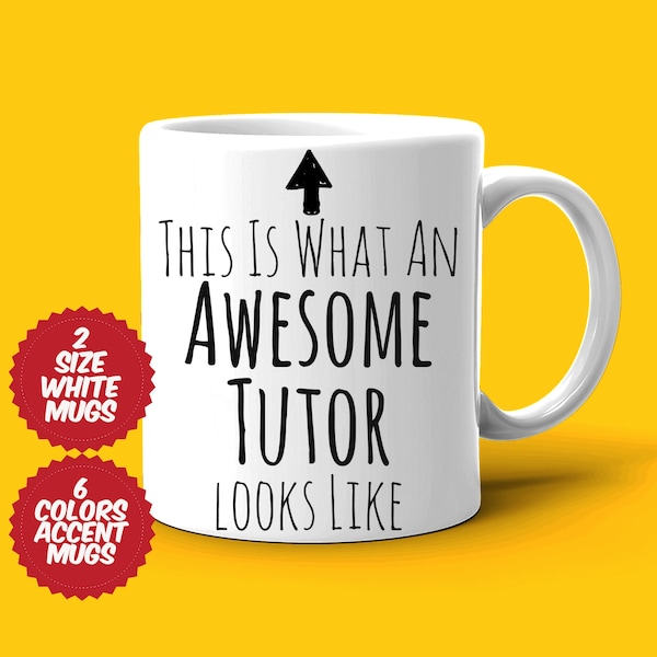 Cadeau de tuteur, tasse de tuteur, tuteur génial, meilleur tuteur de tous les temps, cadeau pour tuteur, tasse d’appréciation, cadeau professionnel