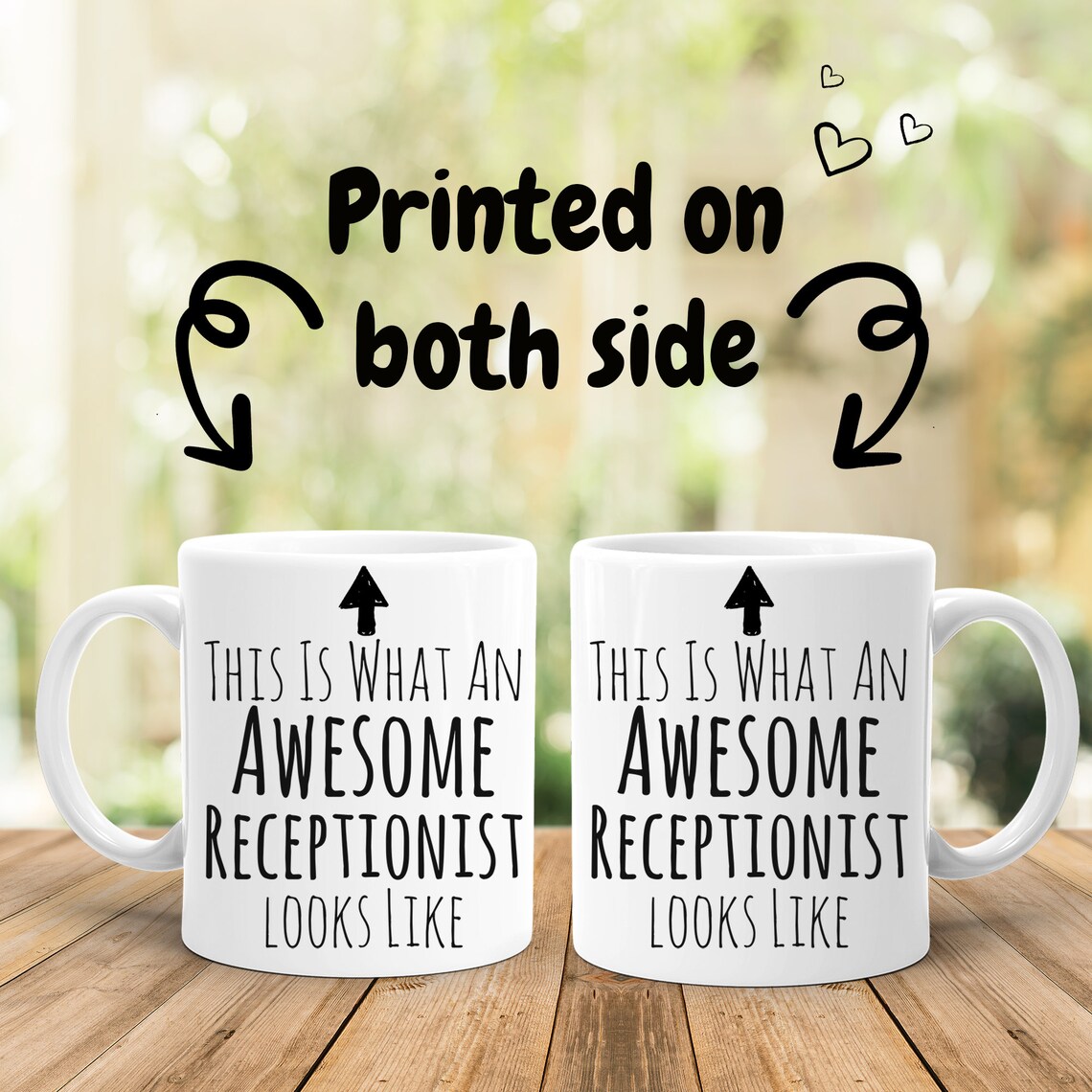 Receptionist Gift Receptionist Mug Awesome Receptionist Etsy