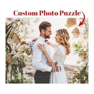 Custom Puzzle From Photo, Personalized Puzzle Gift, Custom Jigsaw Photo Puzzle, Anniversary Gift, Custom Mother&#39;s Day Gift,Father&#39;s Day Gift