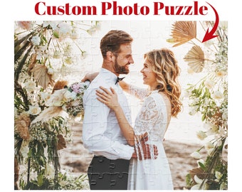 Custom Puzzle From Photo, Personalized Puzzle Gift, Custom Jigsaw Photo Puzzle, Anniversary Gift, Custom Mother&#39;s Day Gift,Father&#39;s Day Gift