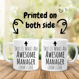 Manager Gift, Manager Mug, Awesome Manager, Best Manager Ever, Gift For Manager, Appreciation Mug, Tea Coffee Cup 画像 7