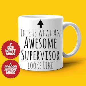 Supervisor Gift, Supervisor Mug, Awesome Supervisor, Best Supervisor Ever, Gift For Supervisor, Appreciation Cup, Occupational Gift