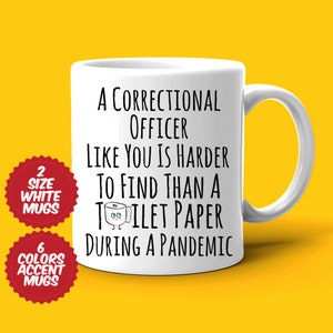 Correctional Officer Gift, Correctional Officer Mug, Harder to Find, Pandemic Mug, Gift For Officer, Appreciation Gift, Ceramic Cup