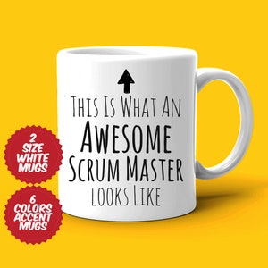 Scrum Master Gift, Scrum Master Mug, Appreciation Gifts Cup, Gift For Wedding Oficiant, Occupational Gift, Moving Away Gift for Coworker