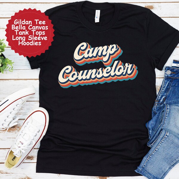 Custom Camp Counselor T Shirts Etsy