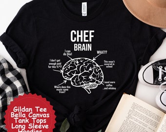 Chef Shirt Gift, Chef Waardering Geschenken, Grappige Custom Crewneck Shirts en Hoodies, Ober Tshirts en Sweatshirts, Collega's Geschenken
