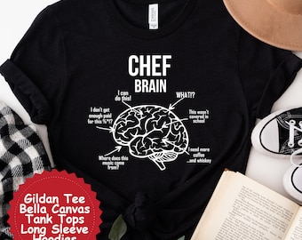 Chef Shirt Gift, Chef Waardering Geschenken, Grappige Custom Crewneck Shirts en Hoodies, Ober Tshirts en Sweatshirts, Collega's Geschenken