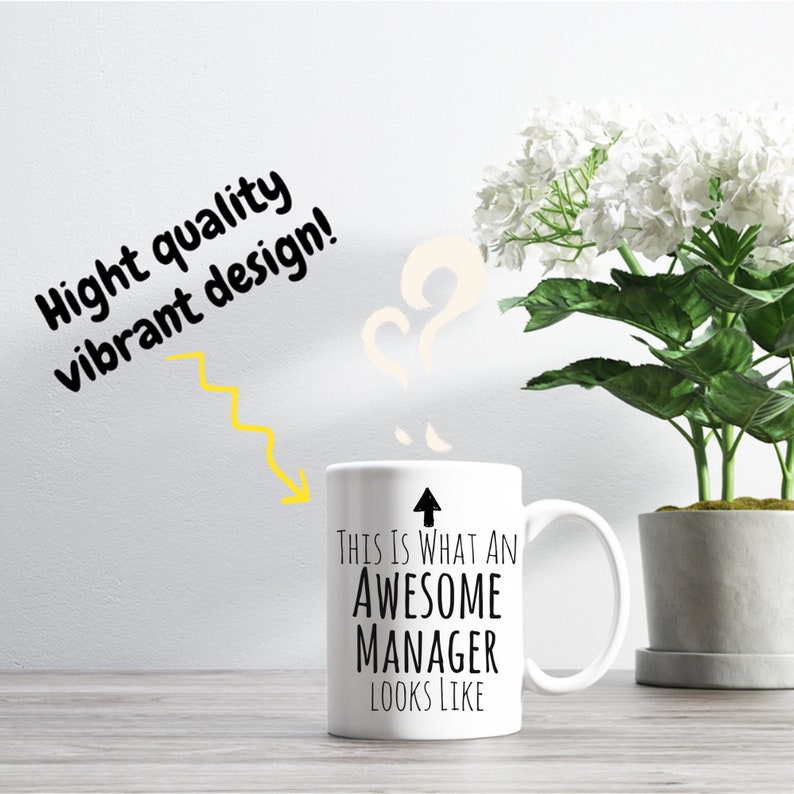Manager Gift, Manager Mug, Awesome Manager, Best Manager Ever, Gift For Manager, Appreciation Mug, Tea Coffee Cup 画像 8