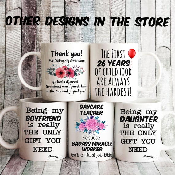 Mug Je T'aime Personnalisable Prénom Avec Coeur Tasse Amour à