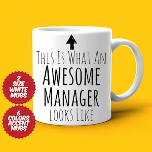 Manager Gift, Manager Mok, Awesome Manager, Beste Manager Ooit, Cadeau voor Manager, Waardering Mok, Thee Koffie Cup
