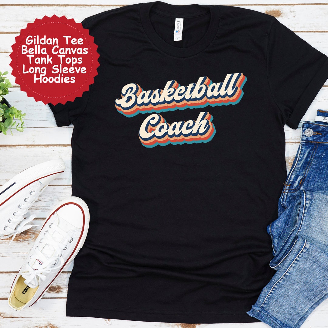 Basketball Coach Shirts Retro Style Gifts for Basketball Etsy
