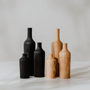 Wooden bud vases | Dried flowers | Flower vase | Home decor | Minimalist Vase | Pampas vase