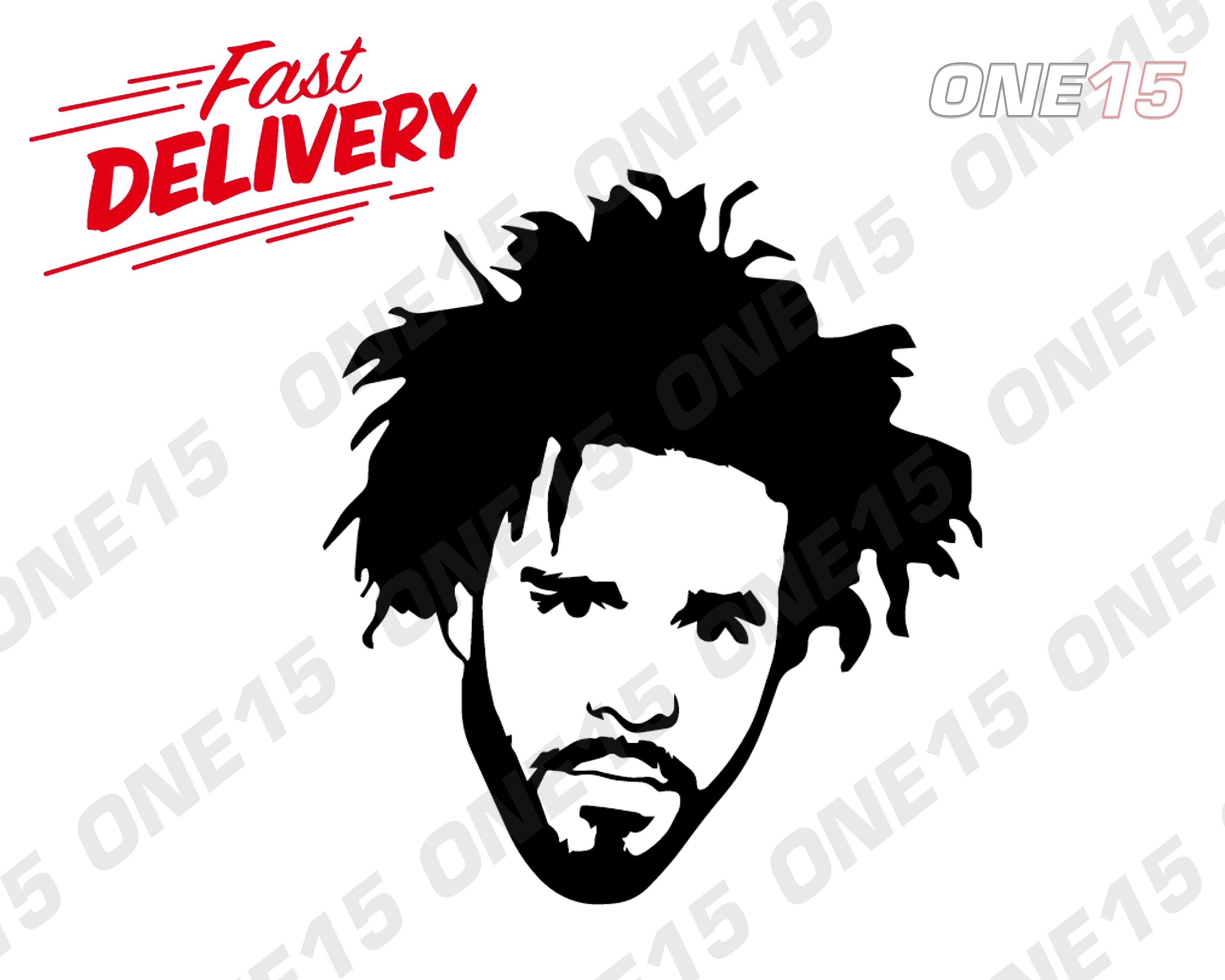 J cole head vinyl painting stencil multiple size pack High Etsy