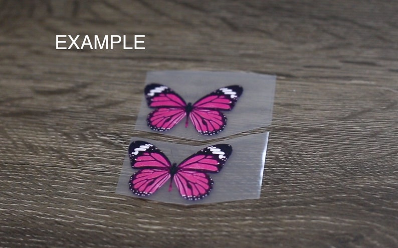 Cherry blossom permanent full color heat activated iron on transfer for shoes pack clothing etc