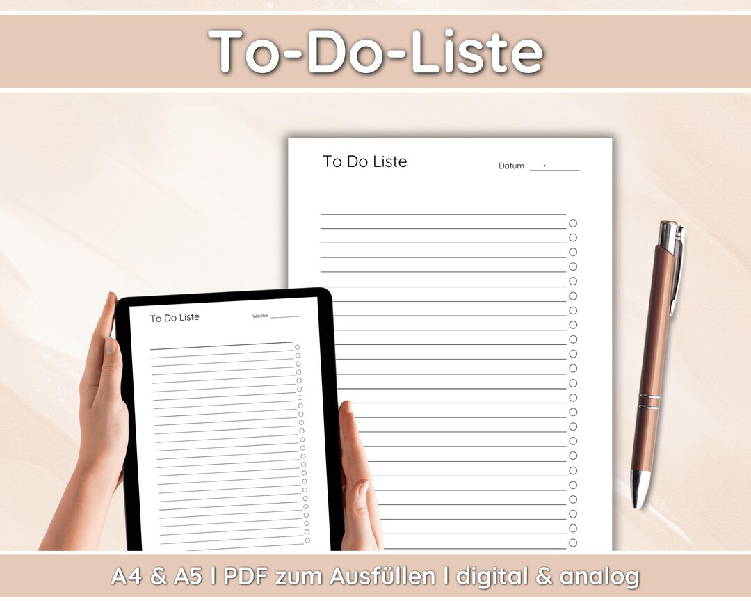 To-do List PDF | Daily, Weekly, Monthly & Yearly Planning | Printable ...