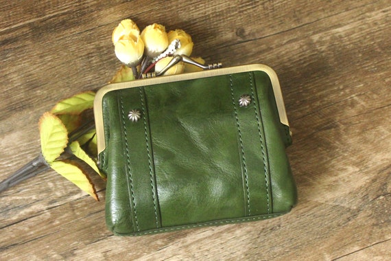 Green coin purse sale