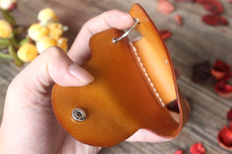 Car Key Case Leather Car Key Holder Personalized Key Wallet Etsy