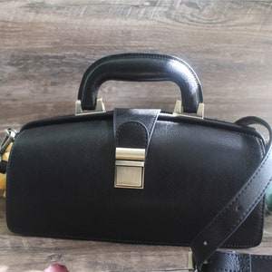 Lodis Glazed Leather Darcy Shoulder Bag 