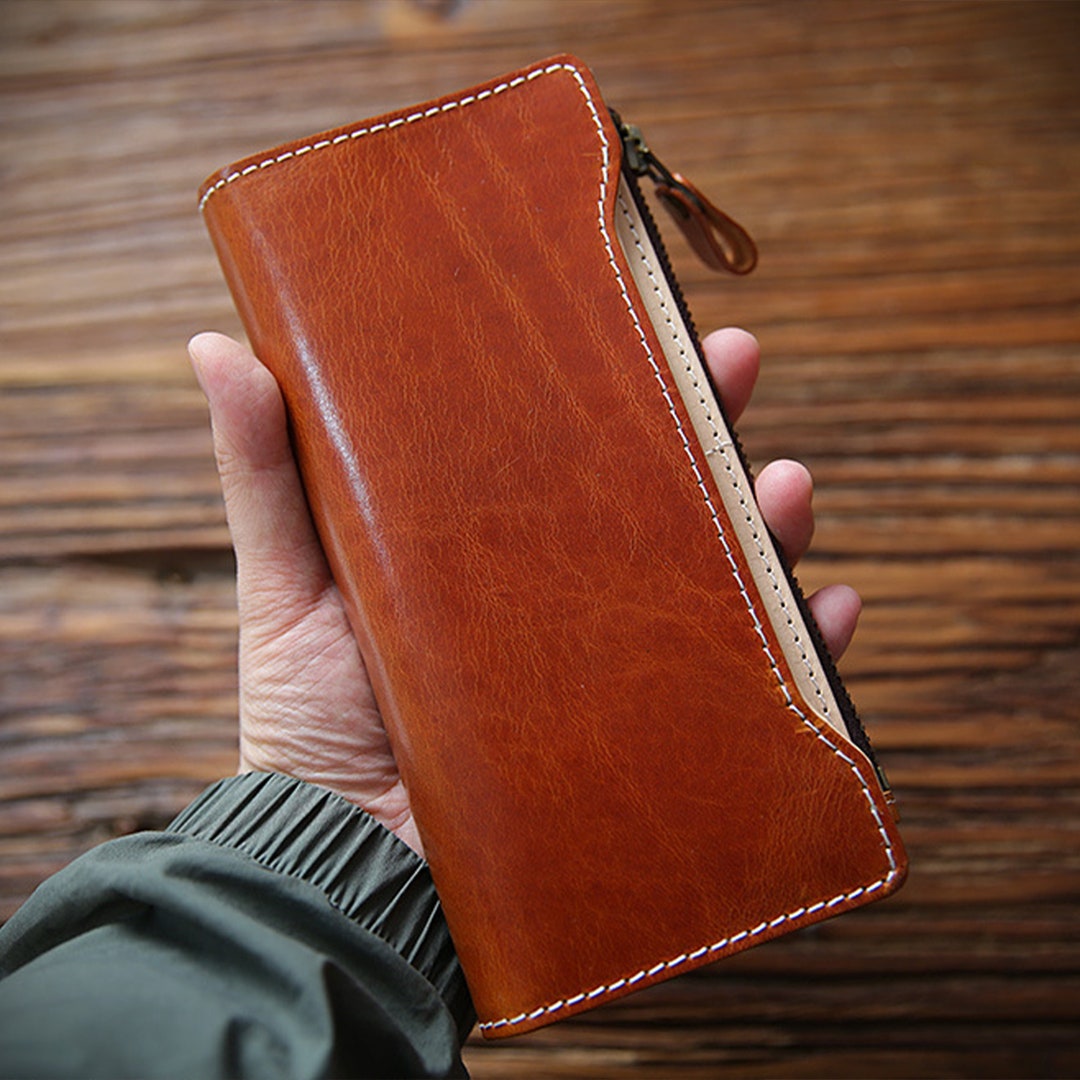 Genuine Leather Wallet For Men Women Original Cowhide Vintage