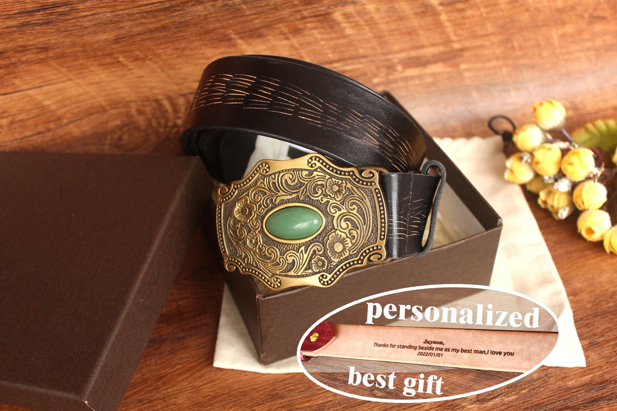 Top Real Leather Belt for Men/full Solid Copper 