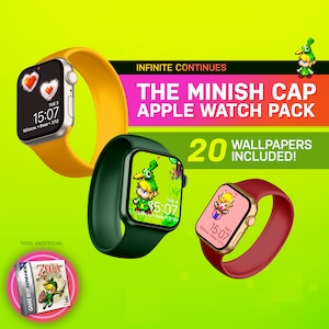 ゼルダの伝説 ふしぎのぼうし Apple Watch 壁紙 I レトロゲームテーマ | カスタム壁紙 | watchOS