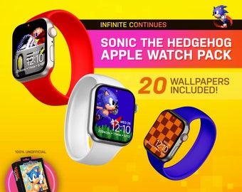 Sonic The Hedgehog Apple Watch Wallpapers I Retro Game Theme | Custom Wallpapers | watchOS