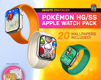 Fondos de pantalla de Pokémon HeartGold y SoulSilver para Apple Watch  Tema de juego retro Fondos de pantalla personalizados watchOS